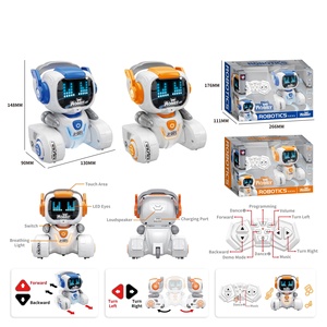 Giocattolo Robot educativo avanti, indietro, gira a sinistra e, a destra, programmazione, dimostrazione automatica, pattuglia, danza, canzone, volume - Product Image 2