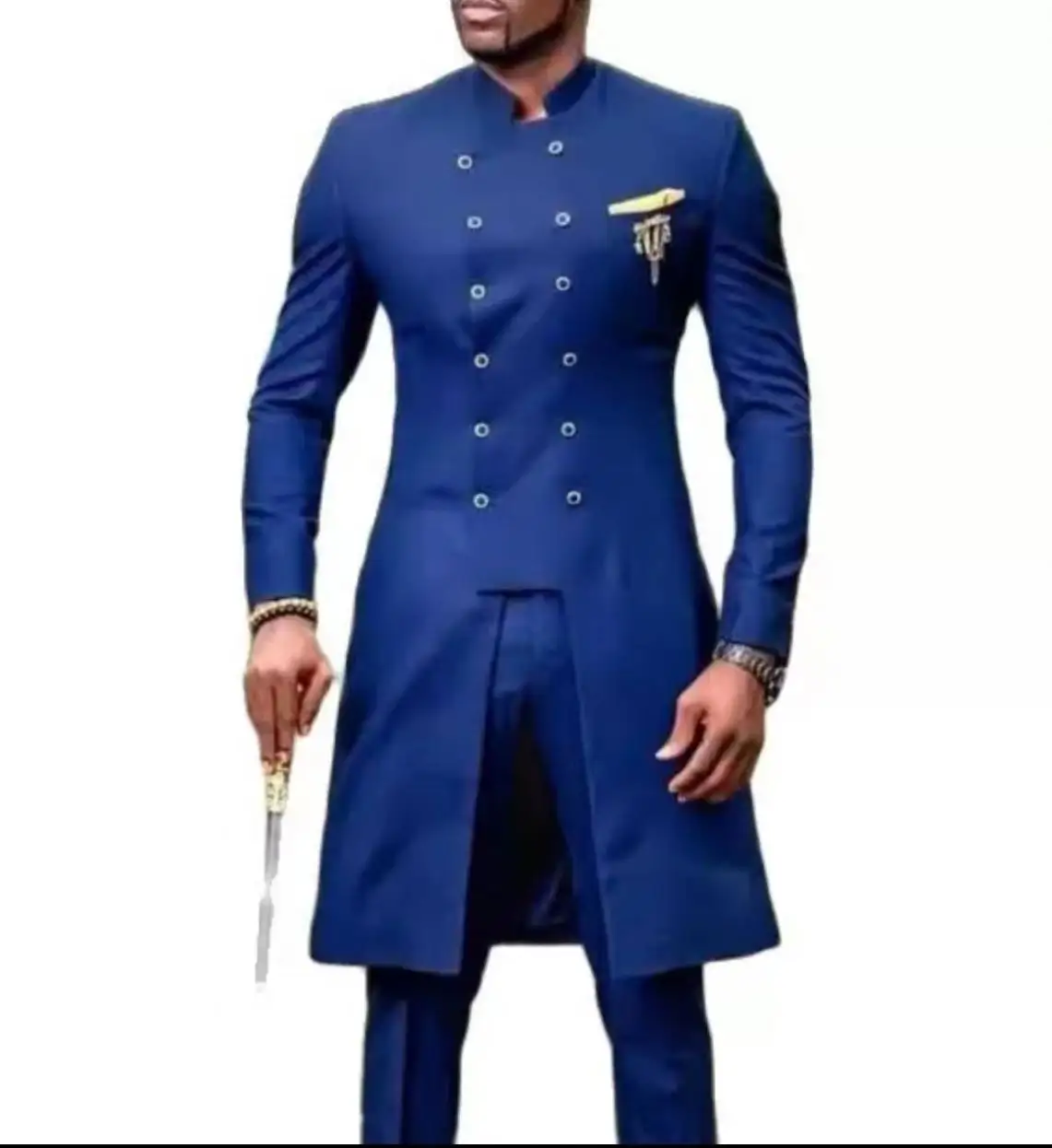 कैज़ुअल सूट बैंक्वेट अफ़्रीकी टू-पीस सूट नया डिज़ाइन उच्च गुणवत्ता वाले पुरुषों का व्यवसाय दूल्हा और दूल्हा शादी के लिए बुना हुआ लंबे वयस्क