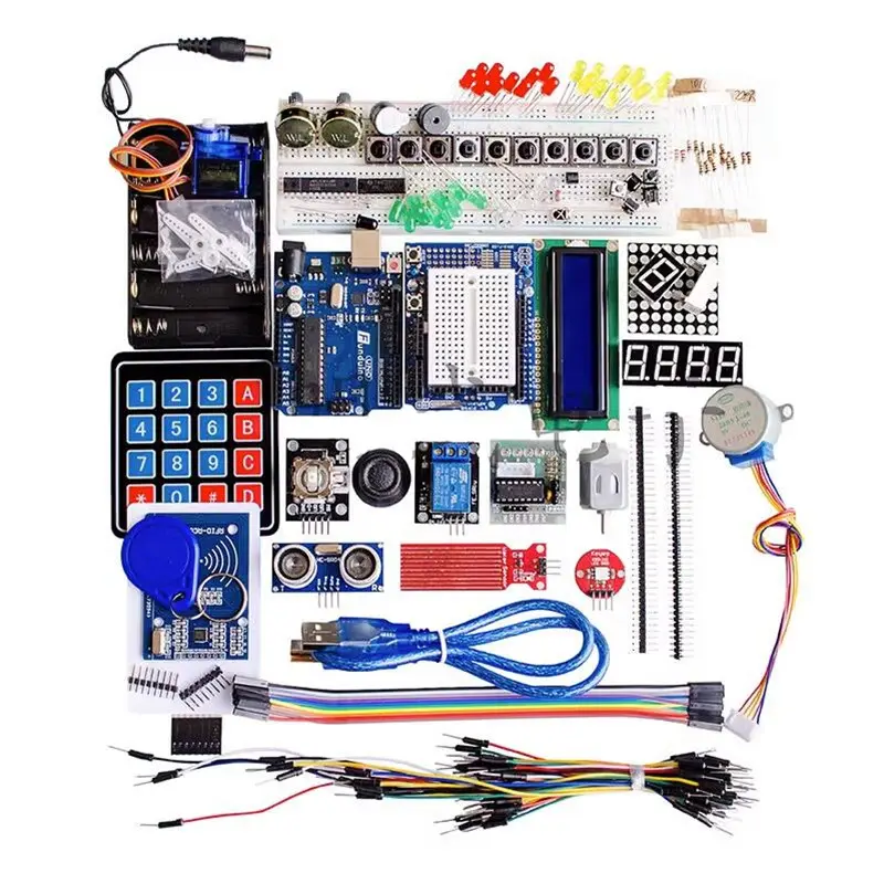 Спроектировать самый полный стартовый комплект с учебным пособием, совместимым с Arduino IDE