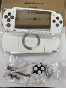 PSP2000 PSP için tam konut Shell Faceplate vaka 2001 2003 2004 2006 ince konsol kapak düğmeleri ile Set - Product Image 2