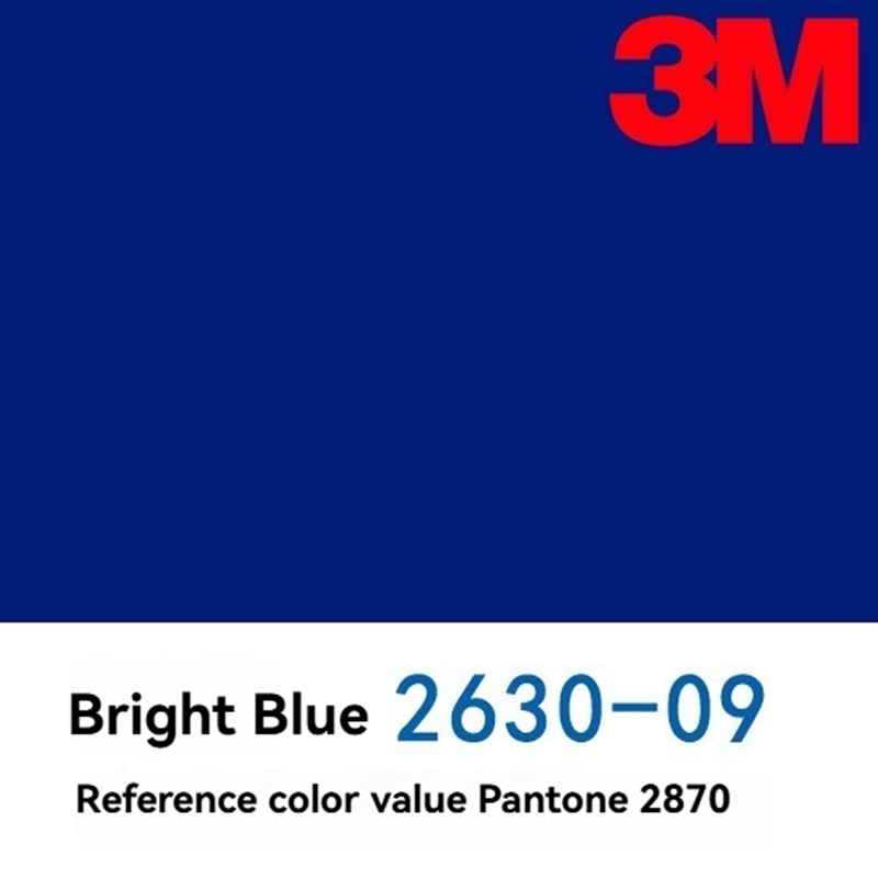 Vinyle auto-adhésif 3M Bleu vif 1030-09