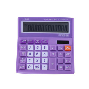 Computadora de 12 bits, máquina contadora de 120 pasos, calculadora clásica, LCD de gran tamaño, finanzas multifuncionales - Product Image 4