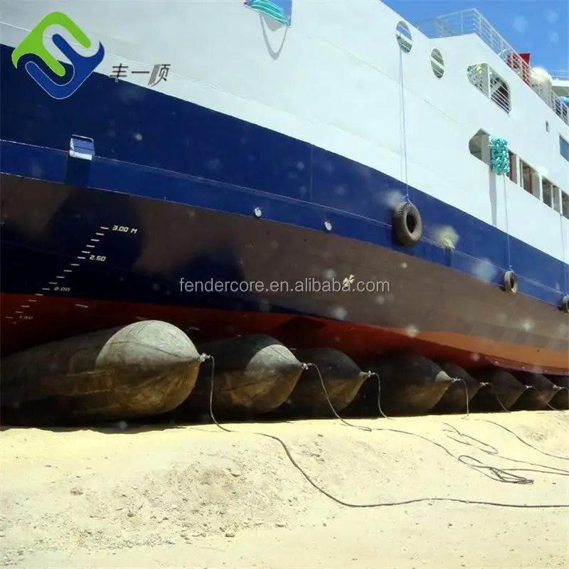 Barco de carga lanzamiento de la nave pontón flotante 1,0*12m airbag con CCS autorizado