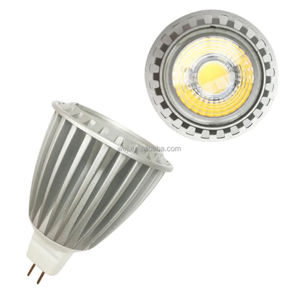 Lampu sorot LED MR16 kualitas baik, lampu sorot LED 5W 7W 12V, bisa diredupkan, lampu sorot LED MR16