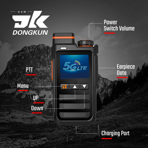 CE認定4GウォーキートーキーPOCラジオWIFI頑丈耐久性のある4Gインターコム付きディープ防水Androidシステム - Product Image 2