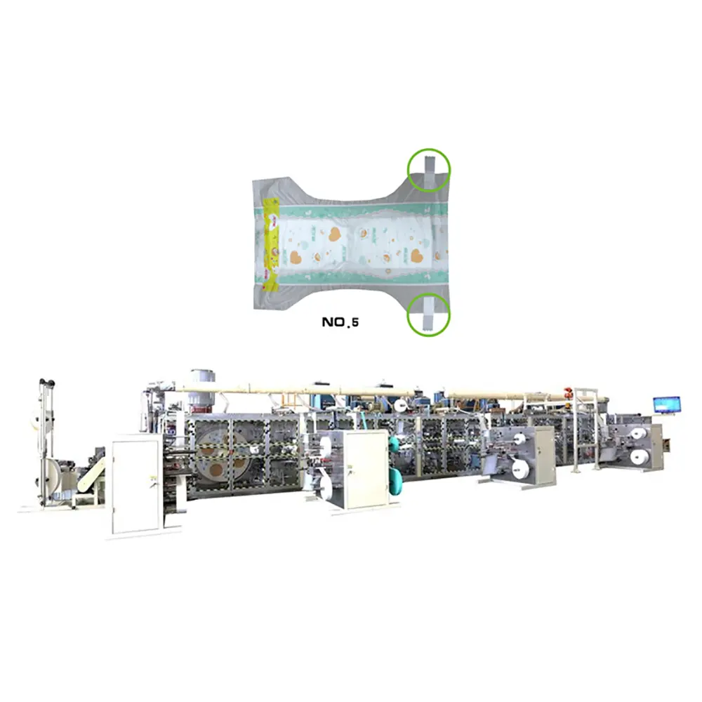 PRY-NK600-SV 전체 서보 I 모양 아기 기저귀 만드는 기계 가격