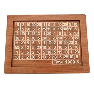 High Quality Wooden <strong>Coin</strong> Storage <strong>Box</strong> for Kids New Savings Money <strong>Box</strong> with Counter Reusable - Product Image 2