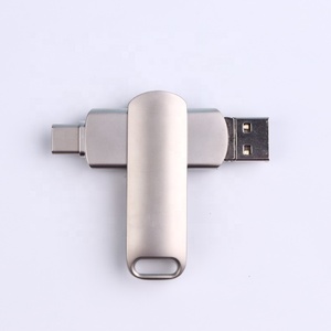 Multifunktion ale Smartphones Mini-USB-Speicher OTG 3 in 1 4 in1 für PC-Computer schnelle Geschwindigkeiten wasserdichtes Metall rotierendes Flash-Laufwerk - Product Image 1