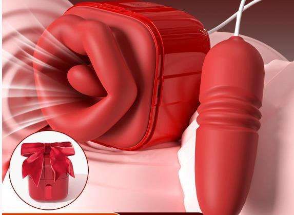 S645-2 (Succion/Vibration/Léchage de langue/Oeuf rétractable)