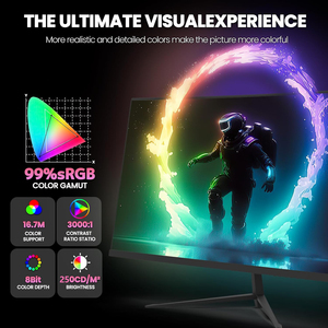 Khuyến mãi 23.8 24 inch không KHUNG LCD FHD 1920*1080 Độ phân giải cong chơi game màn hình với khung cố định 1K Độ phân giải - Product Image 3