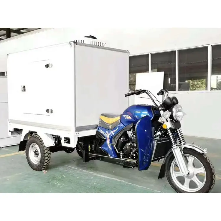 Холодильник, мотоцикл, трехколесный велосипед с холодильными единицами, холодильные грузовики для продажи в США, трехколесный двигатель
