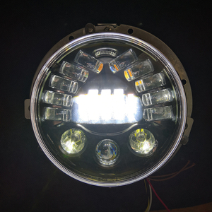 Motorcycle Lighting Accessories 12v 70w Hi Low Turn Signal Dual Color Daymaker <strong>HS1</strong> H4 5.75'' 7 Inch <strong>Led</strong> Motorcycle Headlight - Product Image 4