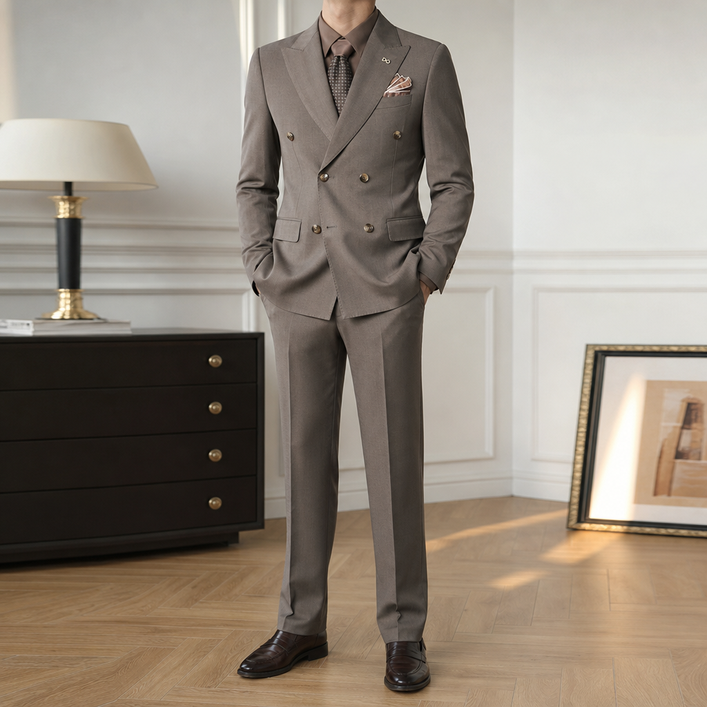 8068-T Couleur Camel (costume + pantalon)