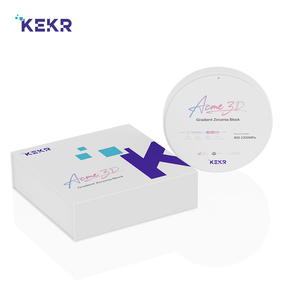 Acme 3D đa lớp CAD cam phòng thí nghiệm nha khoa siêu mờ 98mm chuyển tiếp độ dố<span class=keywords><strong>c</strong></span> tự nhiên tốt nhất kekr Zirconia khối đĩa - Product Image 5
