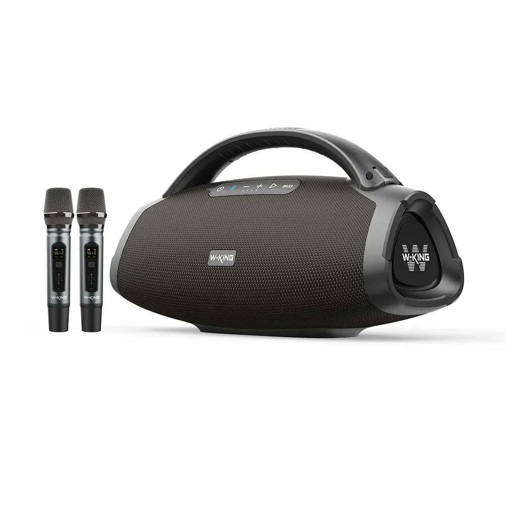 Bestseller D20 IPX6 Wasserdichter 200-W-Boombox für den Außenbereich Tragbarer Bluetooth-Lautsprecher mit zwei Mikrofonen und großem Akku für den Außenbereich