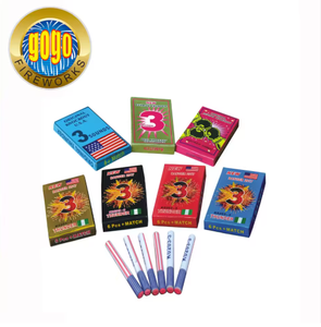 K0203-4 4 bangs trận đấu Cracker pháo hoa Giáng sinh Pháo Hoa May Mắn đóng gói trong 26/20/6 - Product Image 4