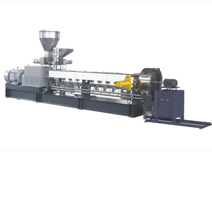 KY-75 CO-ROTATING <span class=keywords><strong>PARALLEL</strong></span> TWIN SCREW EXTRUDER GROUP Lebensmittel verarbeitung maschine Luftkühlung Heiß schneiden Palet tieren für Lebensmittel linien