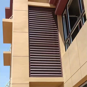 Bên ngoài nhôm thông gió jalousie cửa sổ, có thể điều chỉnh louver màn trập với kính cường lực lưỡi cho sự riêng tư và luồng không khí - Product Image 2