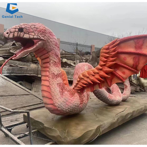 AA-23 Quái Vật Rắn Hoạt Hình Làm Bằng Tay Thực Tế Kích Thước Cuộc Sống Công Viên Giải Trí - Product Image 3