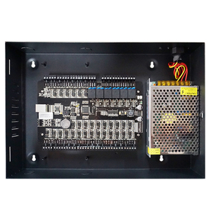 Controlador de acceso de cuatro puertas TCP/IP, con puerto de alarma contra incendios y puerto de alarma antirrobo y SDK, se ofrece gratis
