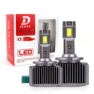 最新D3s D8s发光二极管灯泡插头和播放18000lm 90w卤素转换套件Hid氙气灯泡Canbus雾灯灯泡的更换 - Product Image 1