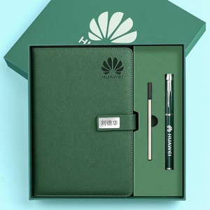 2023日记礼品套装A5笔记本标志可定制赠品商务办公记事本带笔和额外笔芯 - Product Image 3