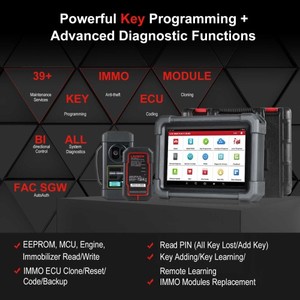 LAUNCH X431 IMMO PLUS Schlüssel programmierer mit X-prog3 IMMO ECU-Diagnose 3-in-1 unterstützt ECU-Codierung, MQB RH850 BM W BDC2 Add Key - Product Image 6