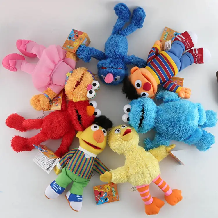 Personalizada American show Sesame Street Elmo Doll Cookie Monster suave peluche juguetes de peluche