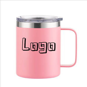 Wholesale Custom Logo Multiple Colours Stainless Steel 304 Double Wall Vacuum Camping <strong>Cup</strong> With Plastic Lid - Product Image 3