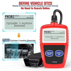 Автомобильный считыватель кодов неисправностей Obd2 сканер считыватель кодов автоматический диагностический Многофункциональный сканер считыватель и стирающий диагностический инструмент