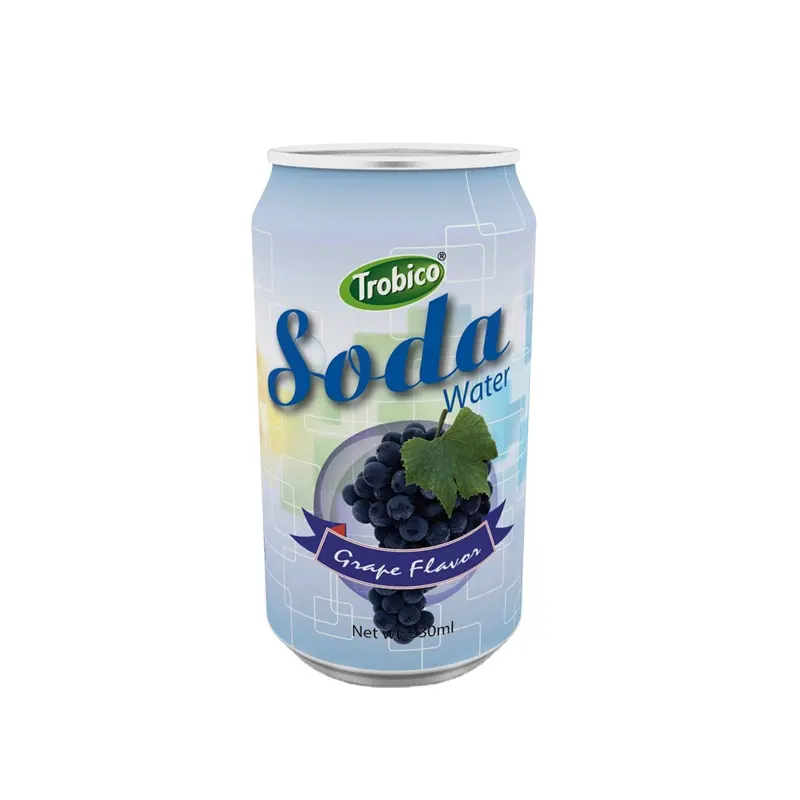 Trobico marca 250ml latas de bebida gaseosa con sabor