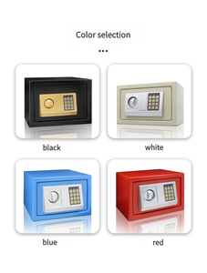 Parmak izi ile yüksek güvenlik otel Mini Metal kasa elektronik dijital kilit soğuk haddelenmiş çelik yanmaz yüksek güvenlik - Product Image 6