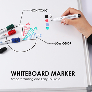 Foska ปากกาไวท์บอร์ด4สีแบบชาร์จไฟได้ชนิดหมึกรีฟิลแบบแห้งไม่เป็นพิษ - Product Image 4
