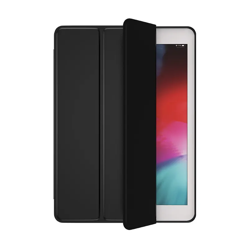 Étui en cuir PU pour tablette de 9e génération, housse de protection de 10.2 pouces pour Apple iPad 9 8 7 10.2 2021