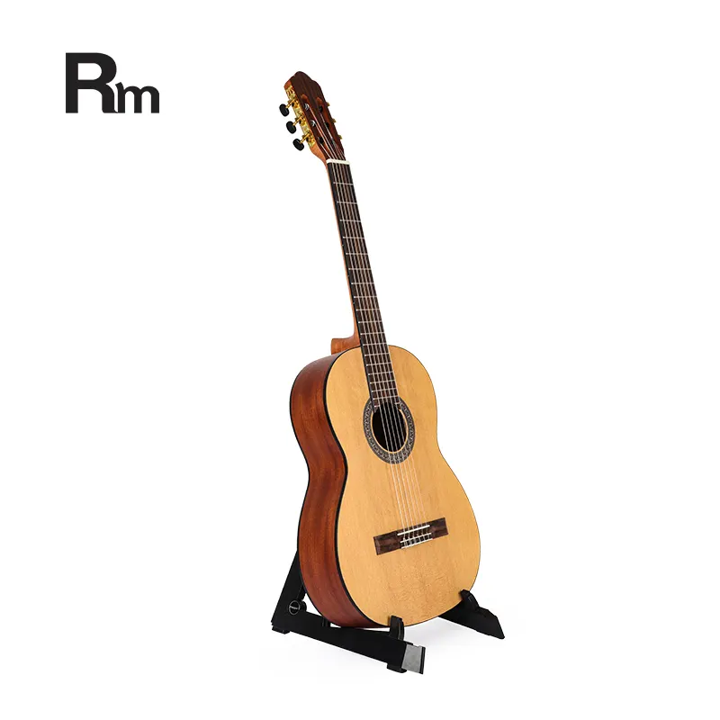 ZY-PTC01 Rm Rainbow wholesale cheapest price beginner made in China 39 inch classical guitar Spruce top Magogany guitar