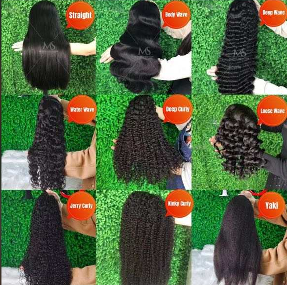 Perruque lace front personnalisée (veuillez envoyer une demande)