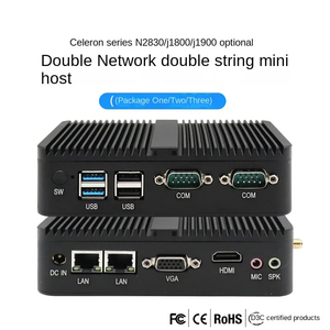 J1900 cliente ligero Intel CPU J4125 Ram DDR4 Puerto LAN dual puerto serie dual ventana industrial 7/8/10/11 PC de escritorio mini pc 12V - Product Image 4