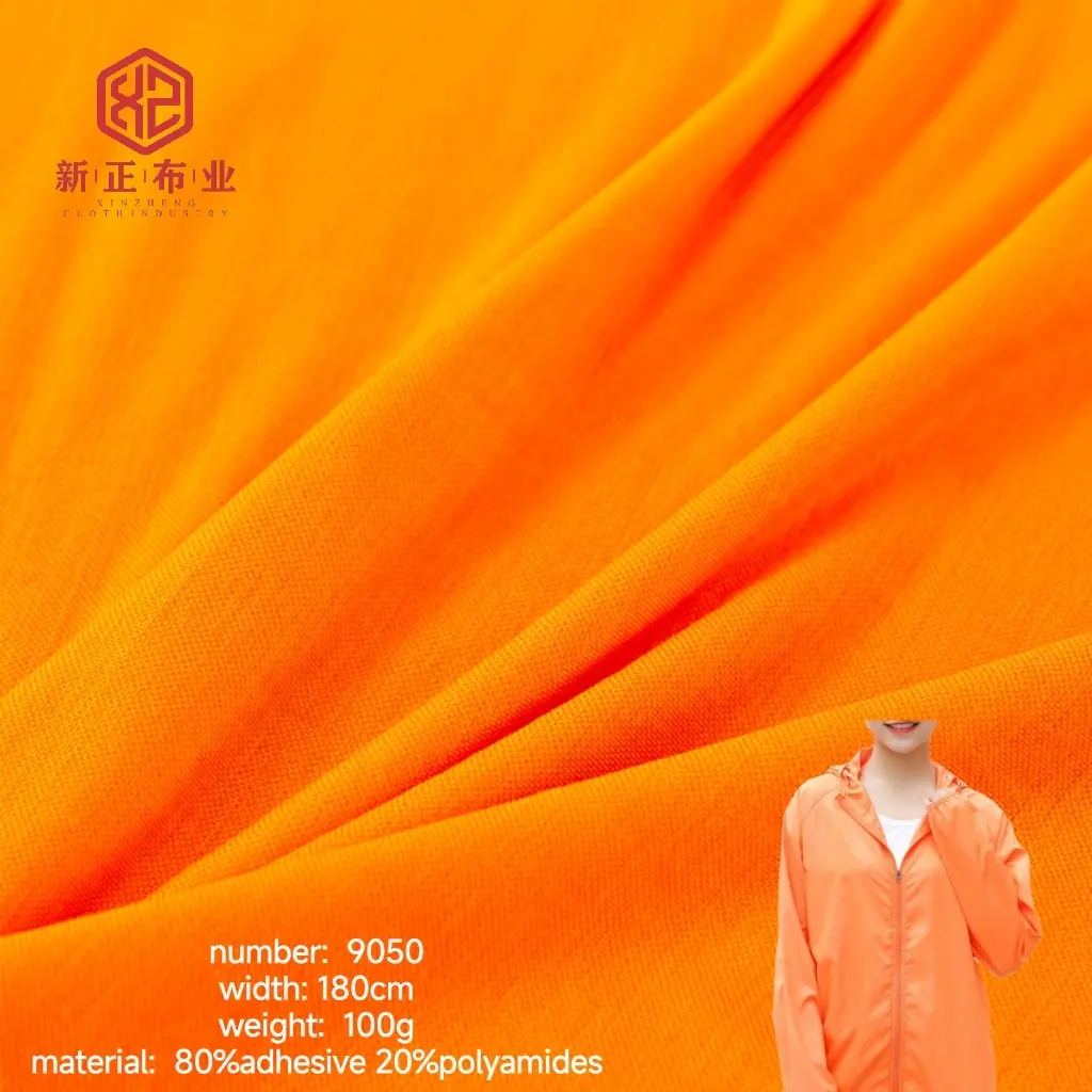 Tela textil al por mayor 80 viscosa 20 poliamidas tela de elastano tejido de rayón viscosa para ropa