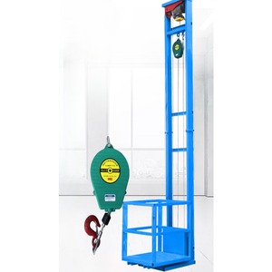 Electric Hydraulic Lifting <strong>Platform</strong> Guide Rail <strong>Loading</strong> <strong>and</strong> <strong>Unloading</strong> Elevator Small Household <strong>Warehouse</strong>