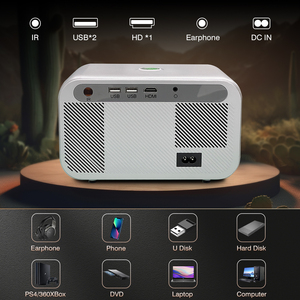 Işık Unicorn X9 Pro 10000 lümen Full Hd dijital akıllı Tv Wifi Android Pico taşınabilir Mini 4K Video Led projektör - Product Image 6
