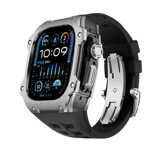 For IWatch Retrofit <strong>Kit</strong> Is Available with an <strong>Ultra</strong> 49mm Stainless Steel Protective case with a Premium for Apple Watch Strap - Product Image 5