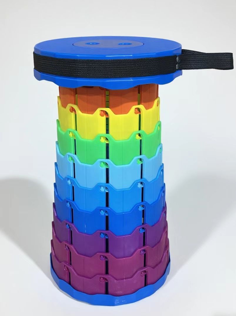Bleu façon arc-en-ciel