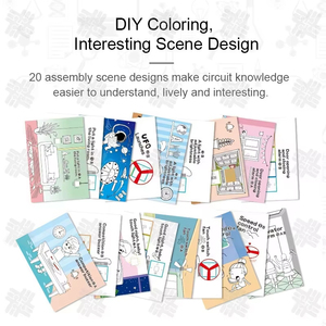KW DIY aprendizaje educativo ciencia bloques de construcción Stem Kit para niños lógica pensamiento entrenamiento electrónica y juguetes de programación - Product Image 5
