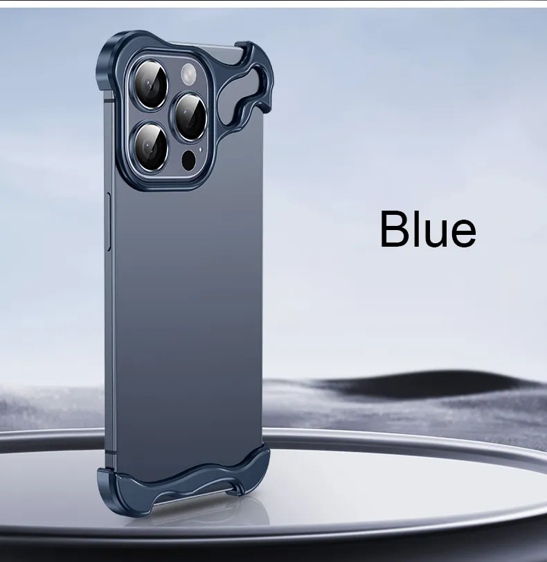 Arc Puls Ontworpen Voor Iphone 15 14 13 Pro Max Telefoon Case Beschermende Schokabsorptie Aluminium Behuizing