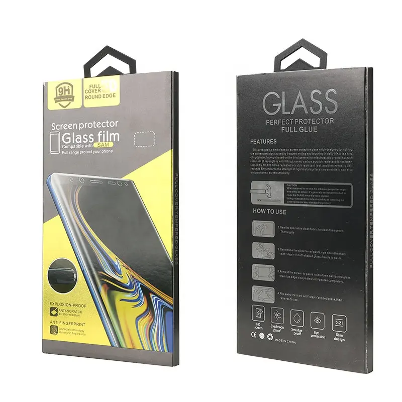 Somostel Mobile Micas 9D protecteur d'écran en verre trempé couverture complète De colle dureté 9H Vidrio Templado