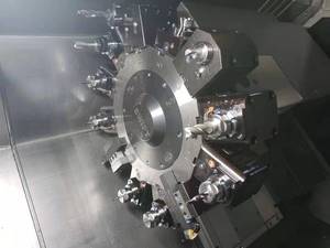 Máquina de torno central de giro CNC con función de fresado opcional, doble husillo doble, tipo Horizontal, Slant Bed - Product Image 6