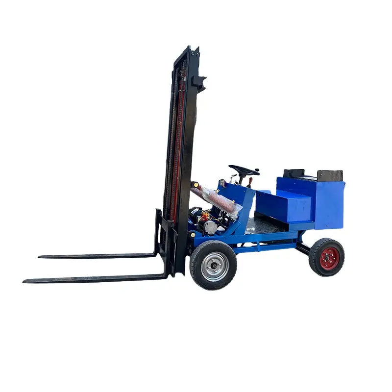 Chariot élévateur électrique à contrepoids à quatre points atelier de parc logistique camion de manutention de marchandises chariot élévateur électrique de type simple