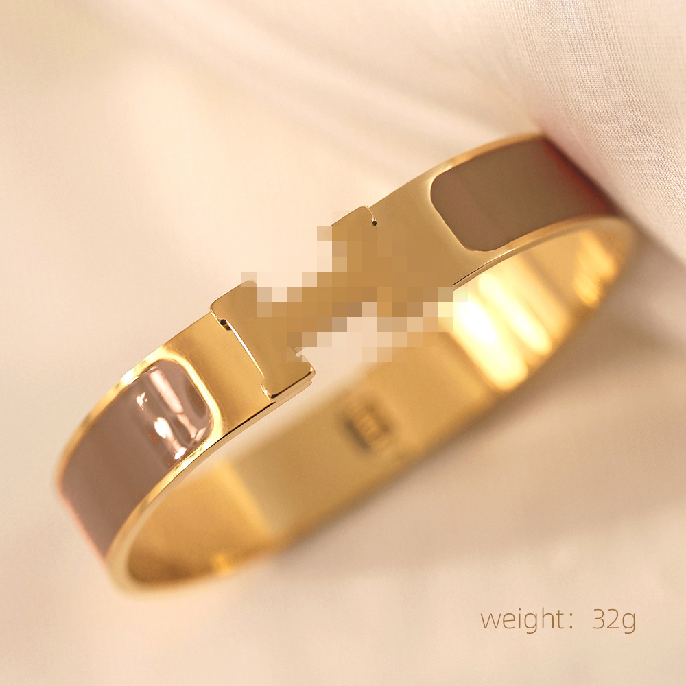 12mm smooth wide gray brown 18k gold