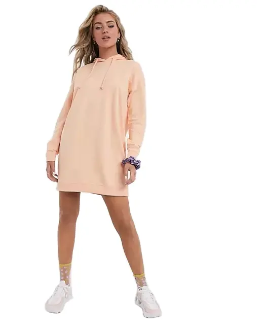 Wholesale Good Promotion Women Minimalist Pullover Hoodie lady oversize Dress