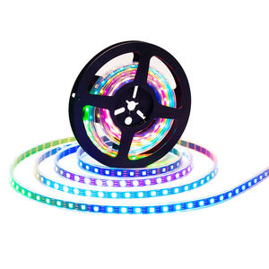 12V RGBIC 60LEDs Addressable Rainbow Dream Color <strong>LED</strong> Strip Light - Product Image 3